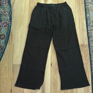 Brandy Melville black women’s wide leg sweatpants